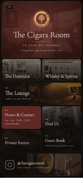 The Cigars Room, a recent Sidev build The Cigars Room, a recent Sidev build
